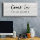 Come In - Floater Framed Canvas Print