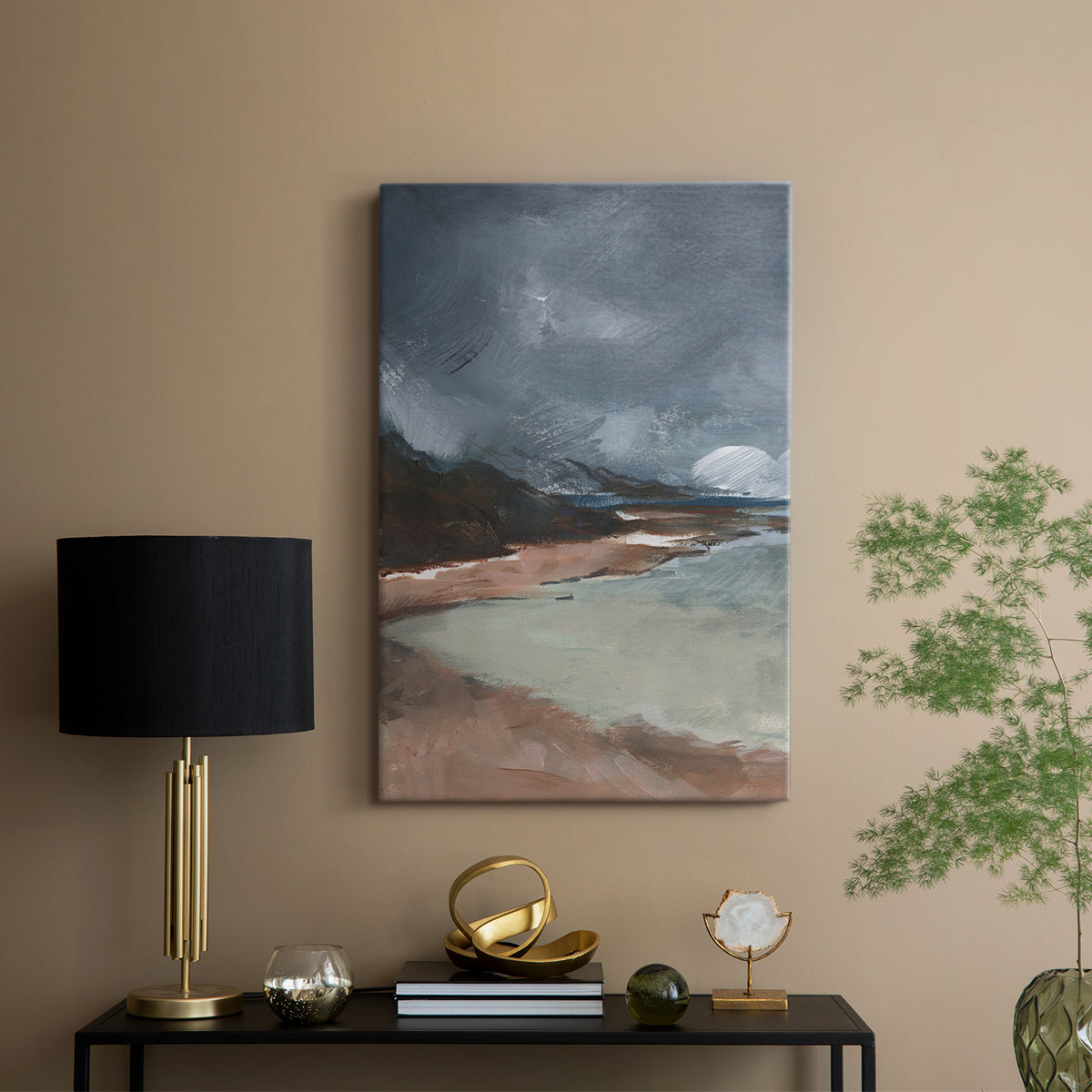 Sea Glass Storm II - Canvas Art Print