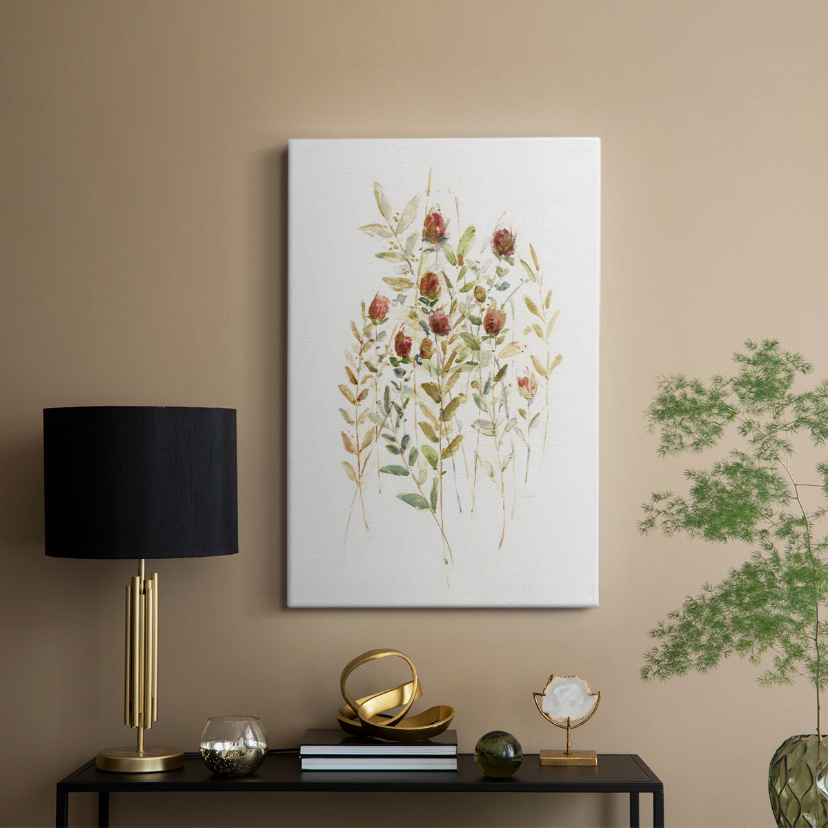Wildflower Breeze II - Canvas Art Print