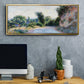 Road Near Giverny, 1885 - Floater Framed Canvas Print