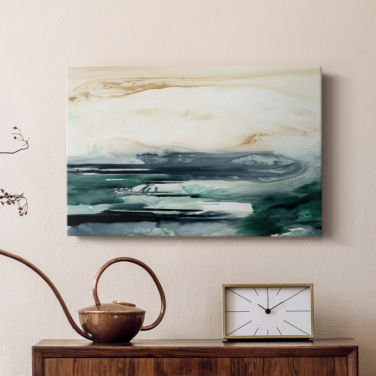 Sea Foam Flow II - Canvas Art Print