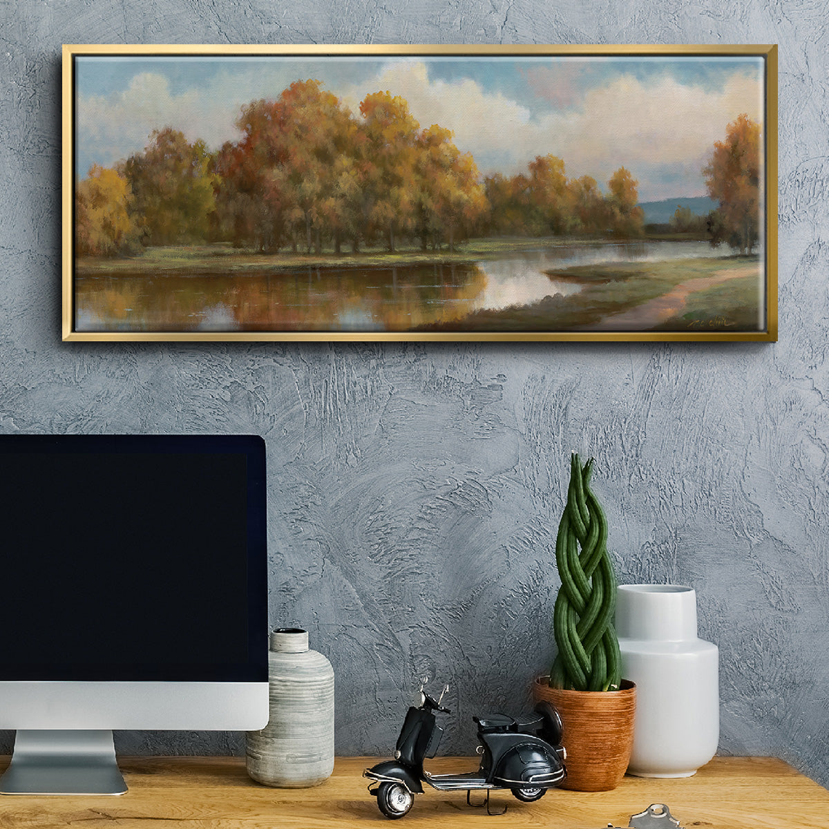 Shenandoah II - Floater Framed Canvas Print