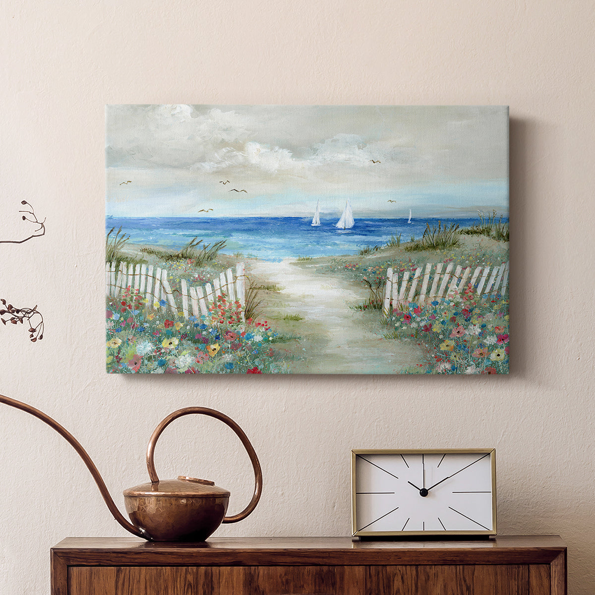 Coastal Garden - Canvas Art Print