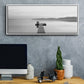 Black & White Water Panel XII - Floater Framed Canvas Print