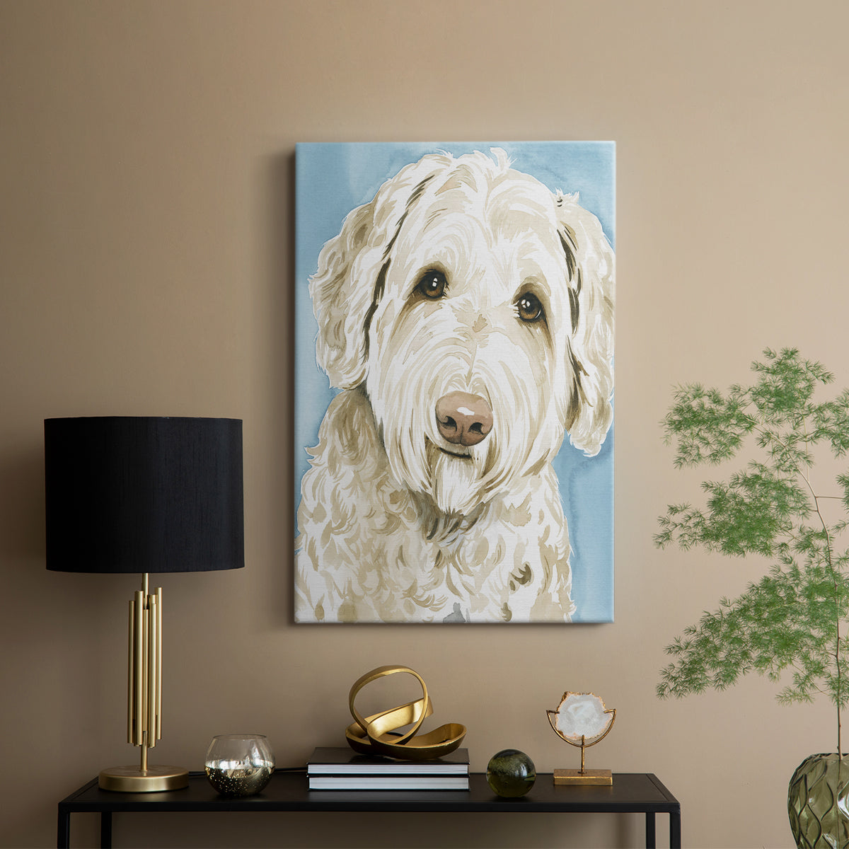 Labradoodle I - Canvas Art Print