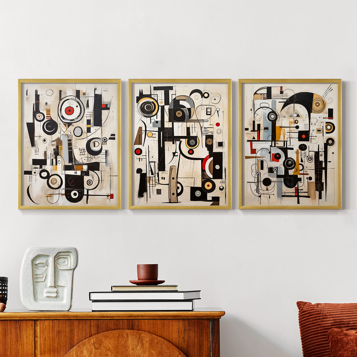 Abstract Series CLXVIII - Restickable Framed Art Set