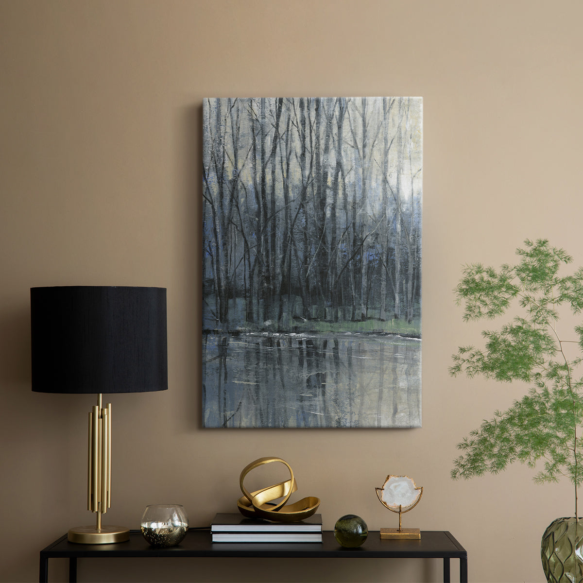 Morning Drizzle I - Canvas Art Print