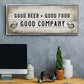 Good Company - Floater Framed Canvas Print