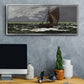 Stormy Seascape, 1867 - Floater Framed Canvas Print