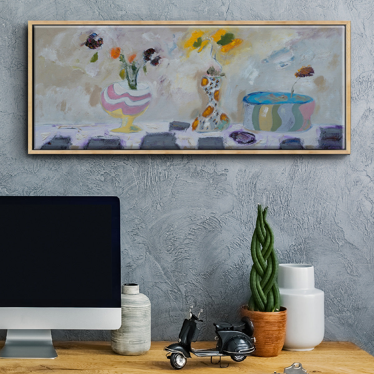 The Ring Leader - Floater Framed Canvas Print