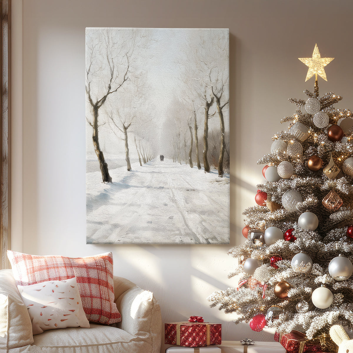 Silver Serenade - Canvas Art Print