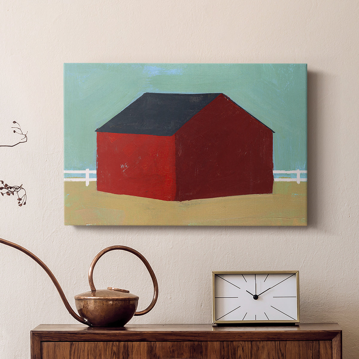 Big Red One III - Canvas Art Print