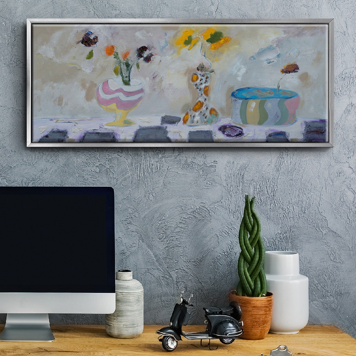 The Ring Leader - Floater Framed Canvas Print