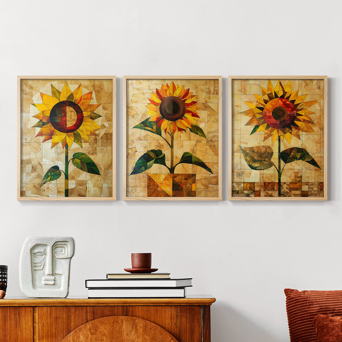 Floral Study Series CLVIII - Restickable Framed Art Set