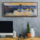 The Port of Dieppe, Evening, 1882 - Floater Framed Canvas Print