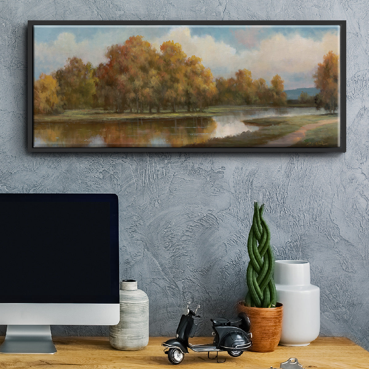 Shenandoah II - Floater Framed Canvas Print