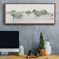 Scenic Scribble I - Floater Framed Canvas Print