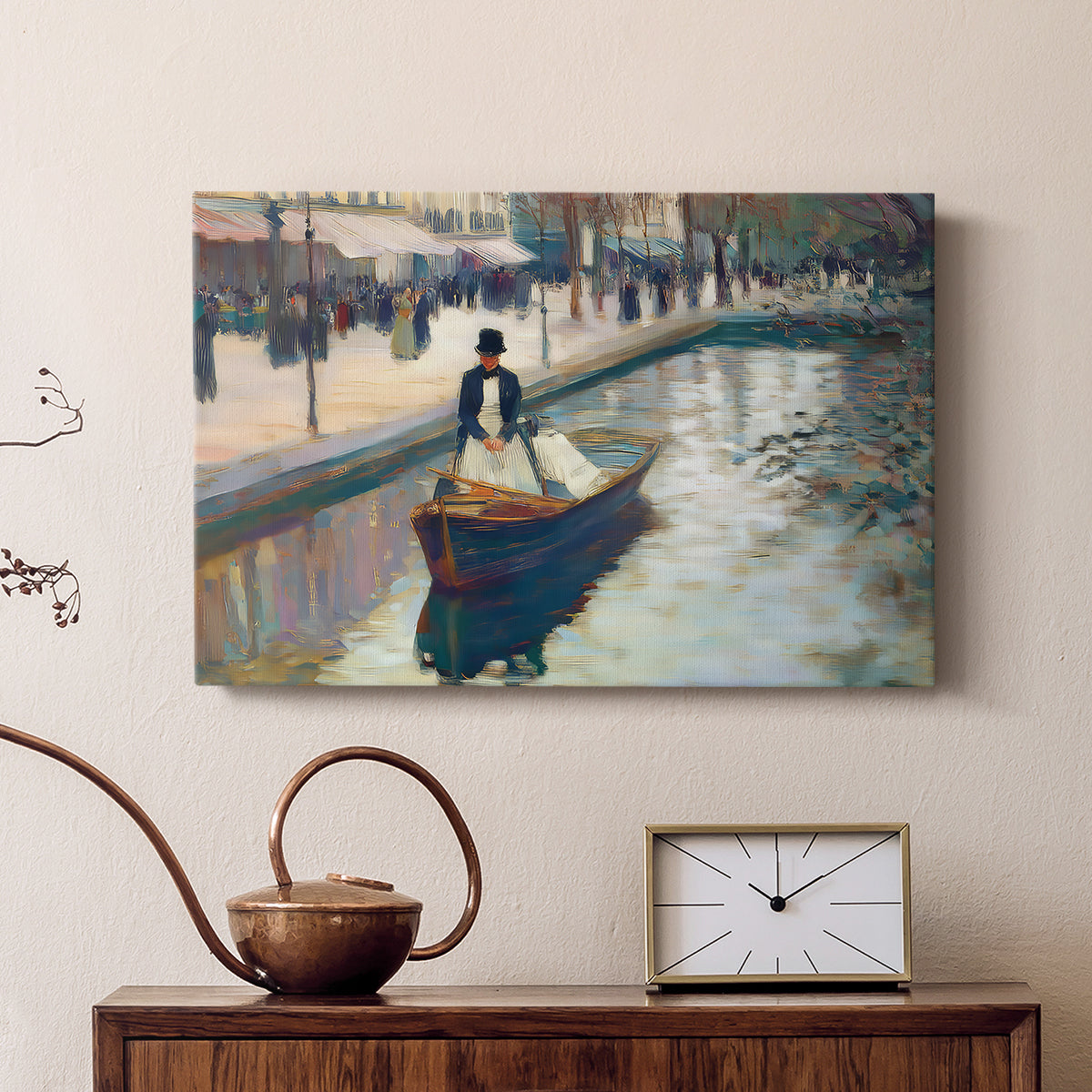River Impression LXVII - Canvas Art Print
