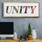 Unity - Floater Framed Canvas Print