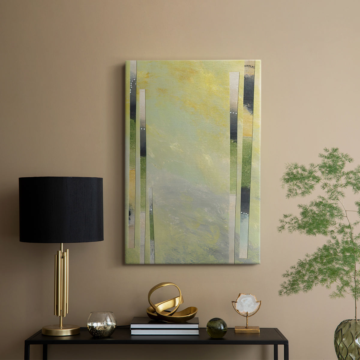 Neutral Assemblage III - Canvas Art Print