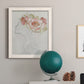 Fashion Floral Silhouette II - Barnwood Framed Canvas Print