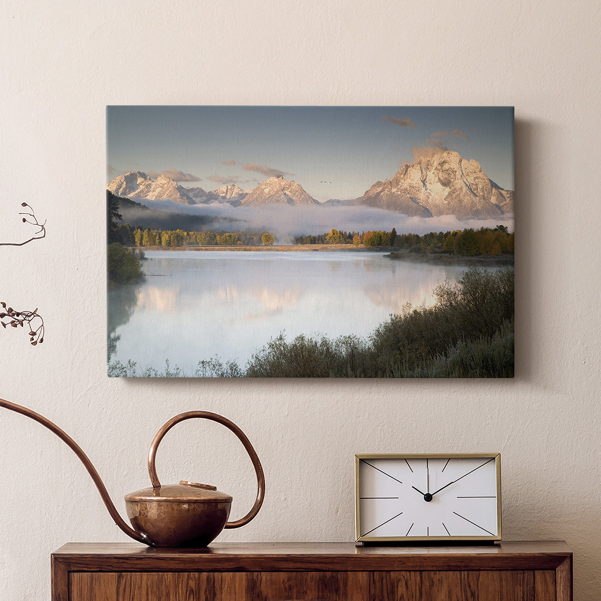Snake River Fog - Canvas Art Print