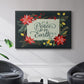 Bright Christmas Night  II - Framed Gallery Wrapped Canvas in Floating Frame