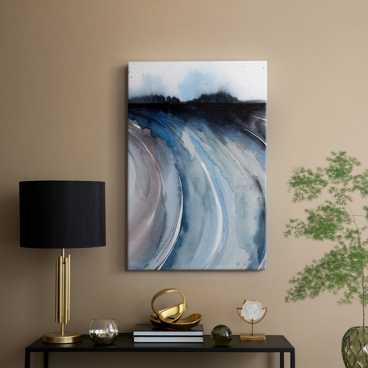Geode Valley II - Canvas Art Print
