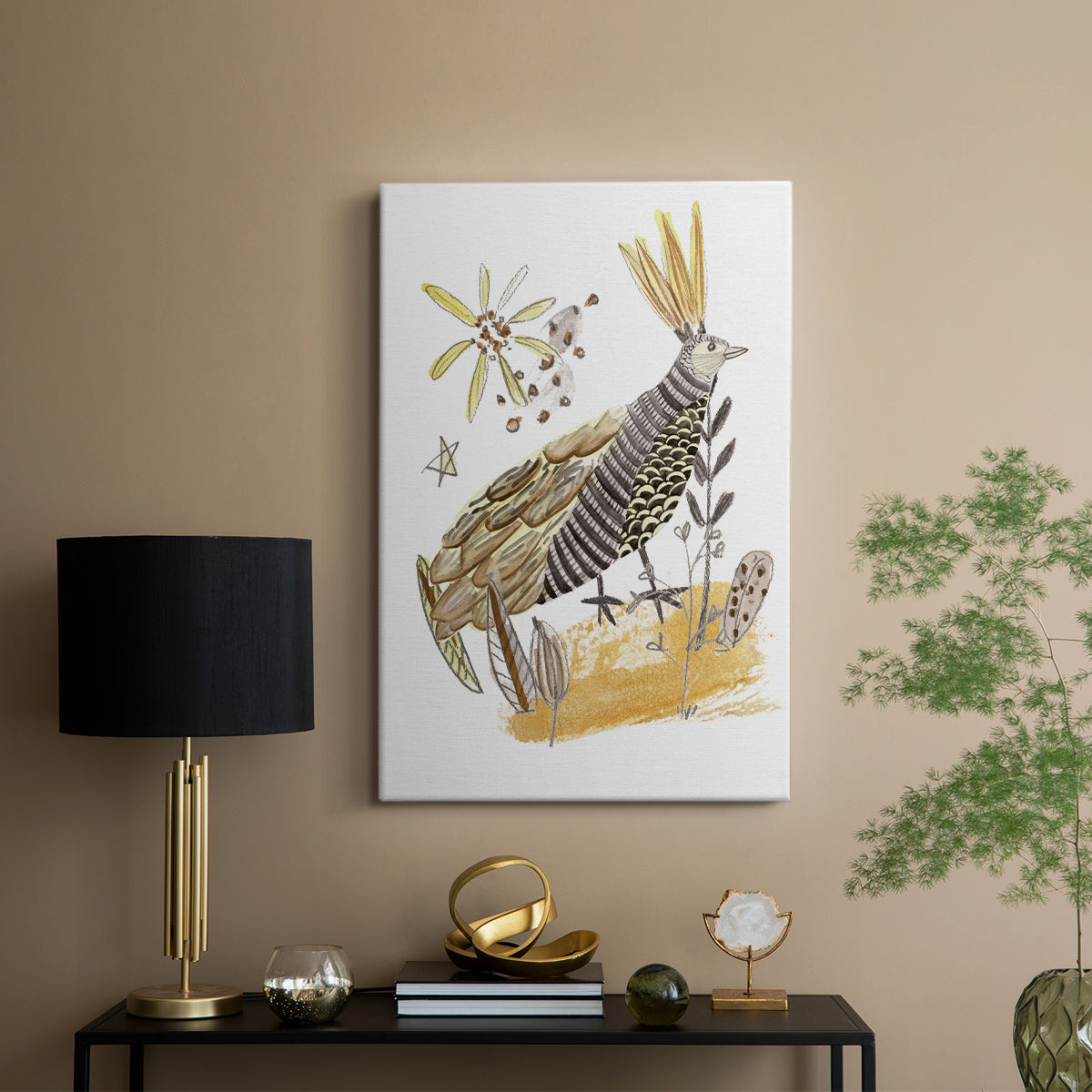 Glowing Garden at Dusk III - Canvas Art Print