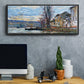 The Seine at Lavacourt, Winter, 1879 - Floater Framed Canvas Print