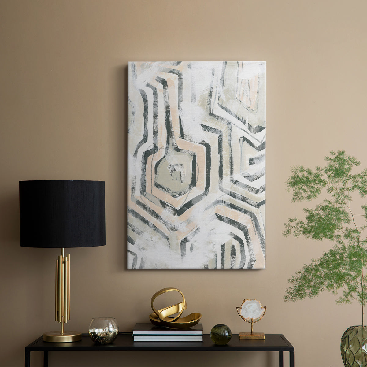 Sand Glyphs I - Canvas Art Print