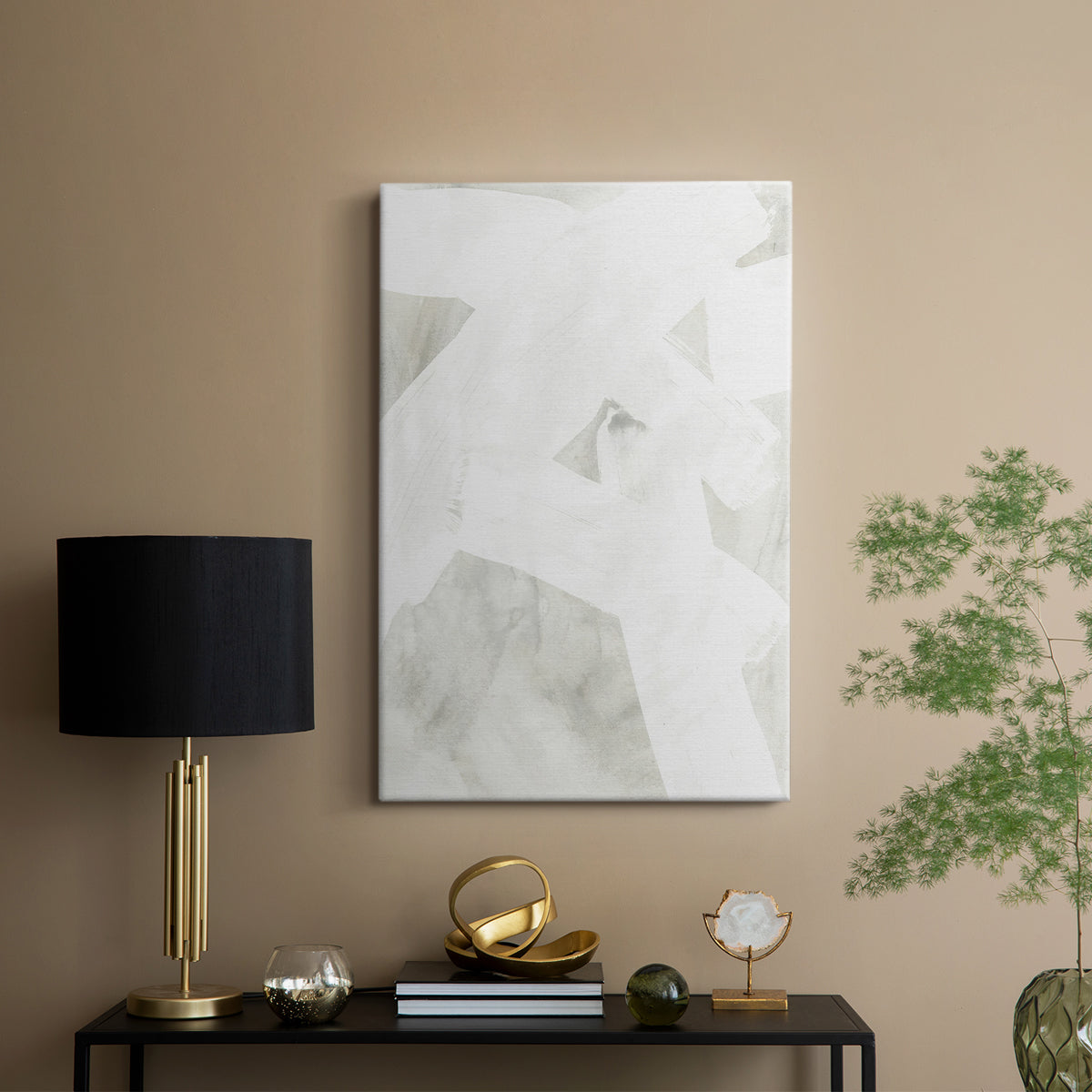 Stone Brush I - Canvas Art Print