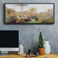 Small Country Farm in Bordighera, 1884 - Floater Framed Canvas Print