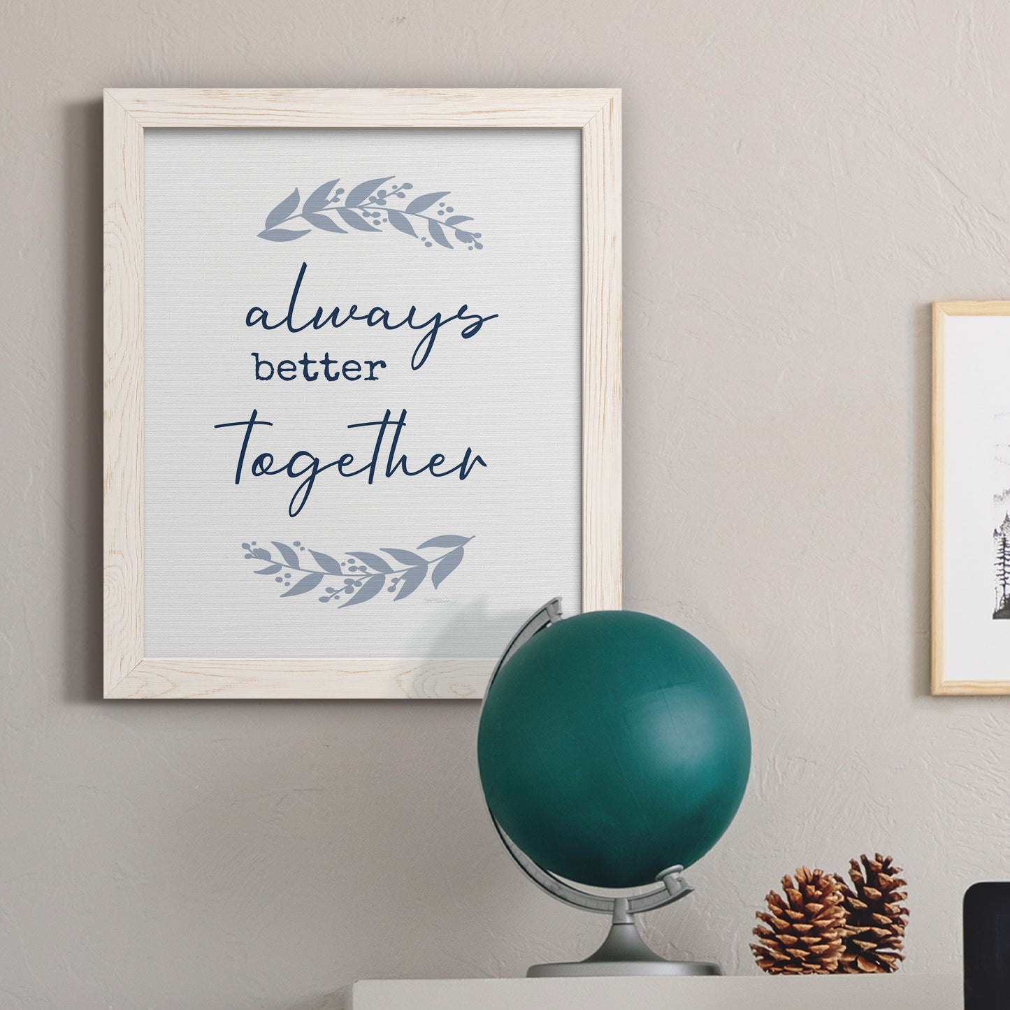 Always Together - Premium Canvas Framed in Barnwood - Ready to Hang