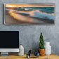 Miners Beach Light - Floater Framed Canvas Print