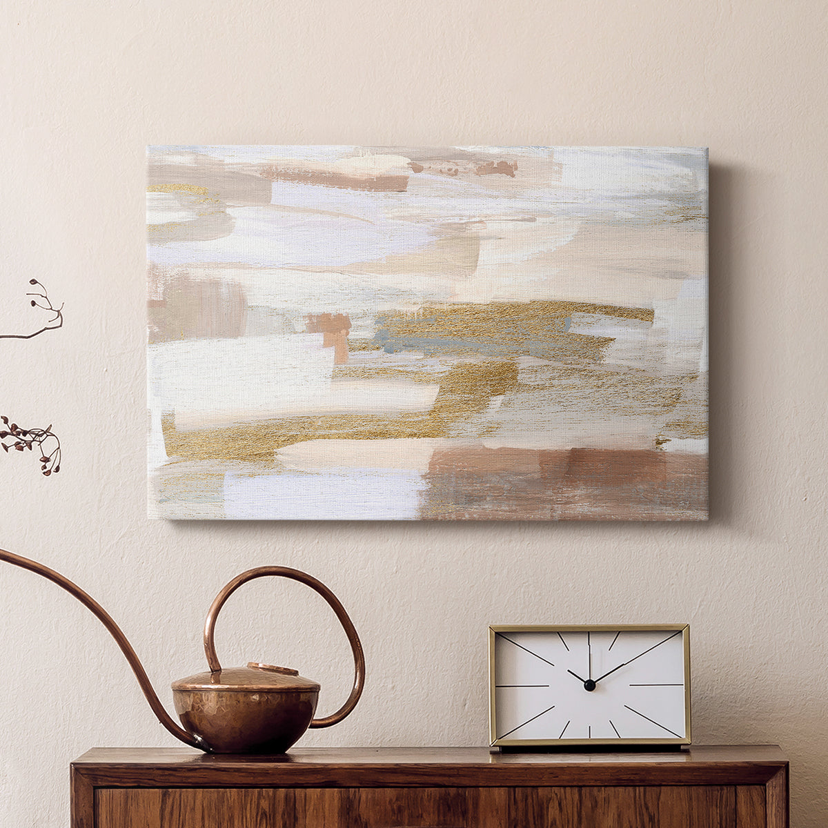 Gold Quartz II - Canvas Art Print