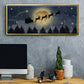 Celestial Christmas Collection D - Floater Framed Canvas Print