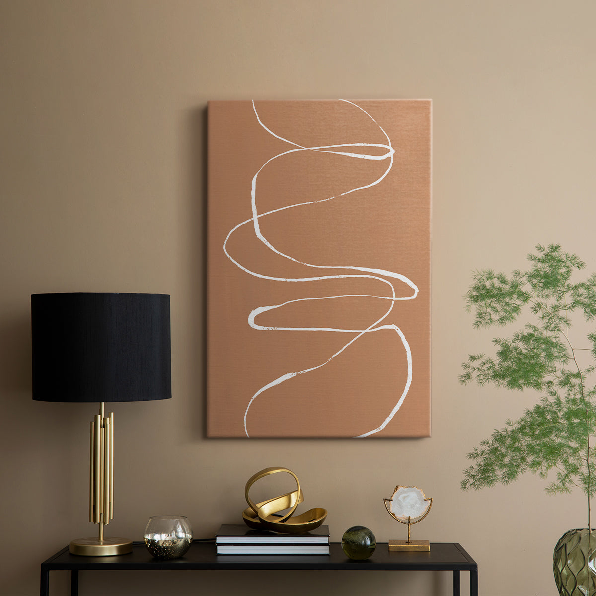 Terracotta Drift I - Canvas Art Print