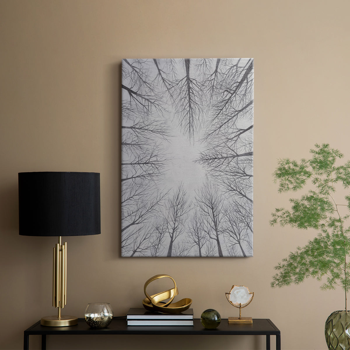 Deciduous Canopy I - Canvas Art Print