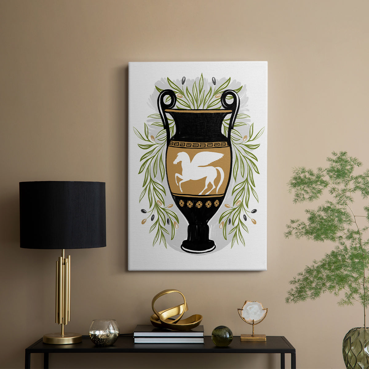Greek Vases III - Canvas Art Print