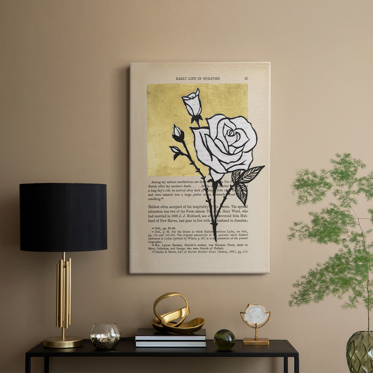 Floral Diary III - Canvas Art Print