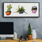 Vibing Succulents I - Floater Framed Canvas Print