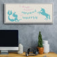 Mermaid Unicorn - Floater Framed Canvas Print