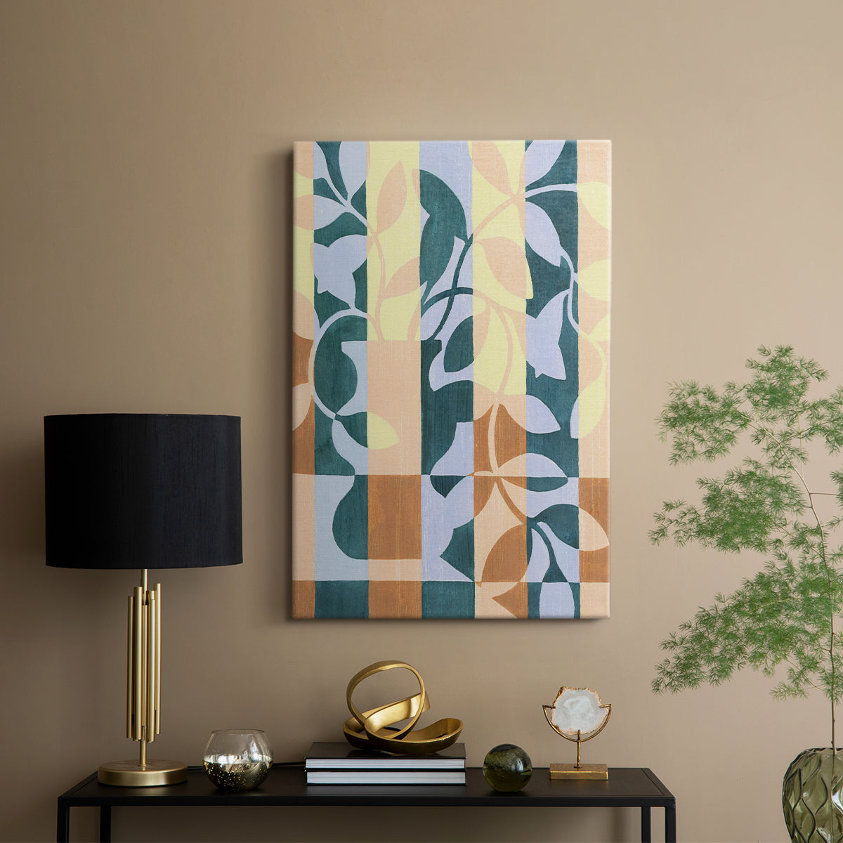 Checkered Cutting II - Canvas Art Print