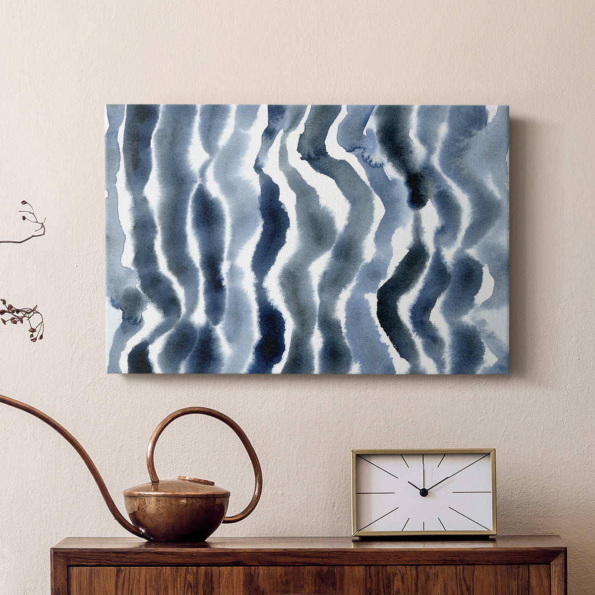 True Blue Wave II - Canvas Art Print