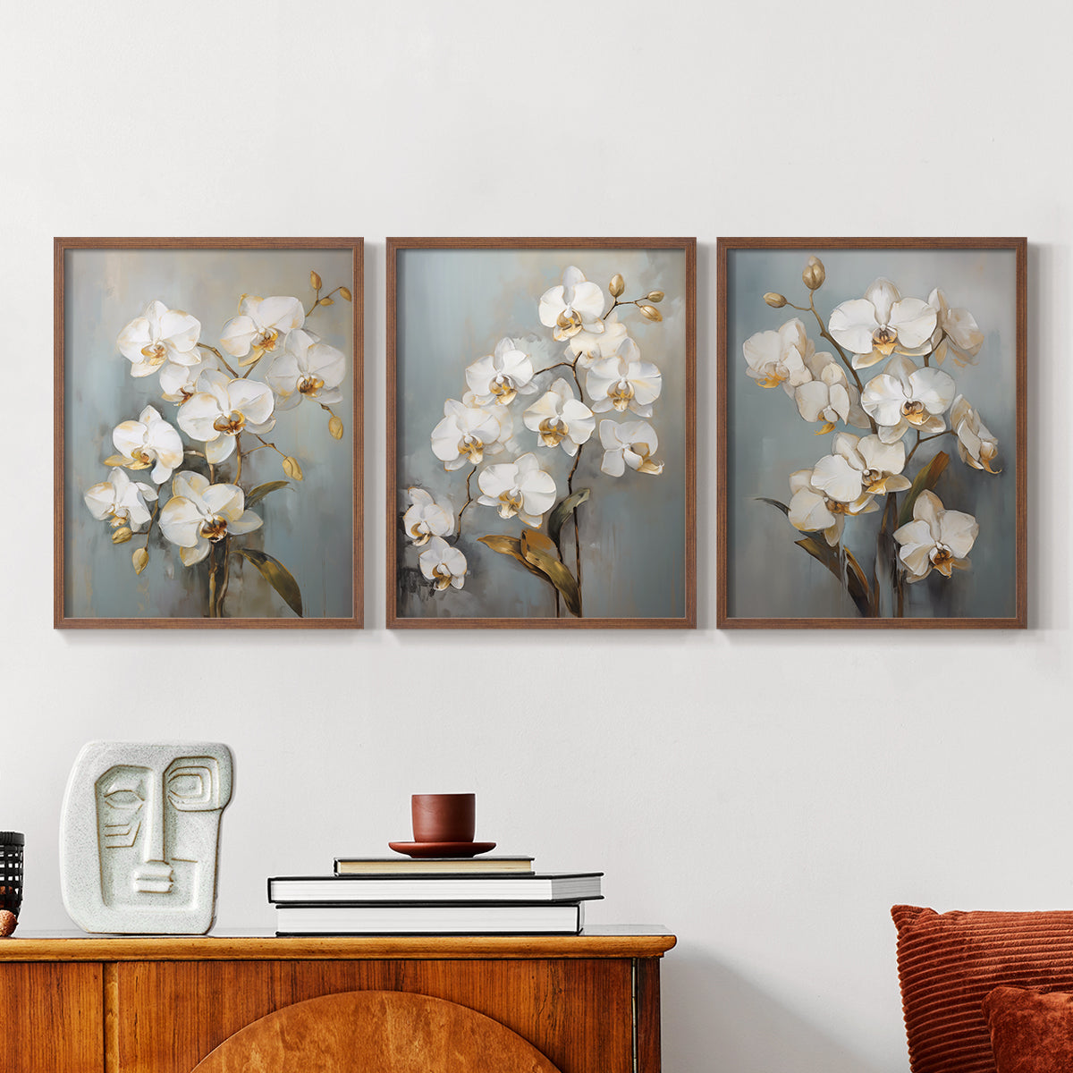 Floral Study Series LXV - Restickable Framed Art Set