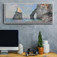 The Rock Needle and the Porte d'Aval, 1885 (Clark Art Institute version) - Floater Framed Canvas Print