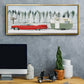 Holiday Roadtrip I - Floater Framed Canvas Print