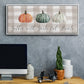 Gather With Grateful Hearts - Floater Framed Canvas Print