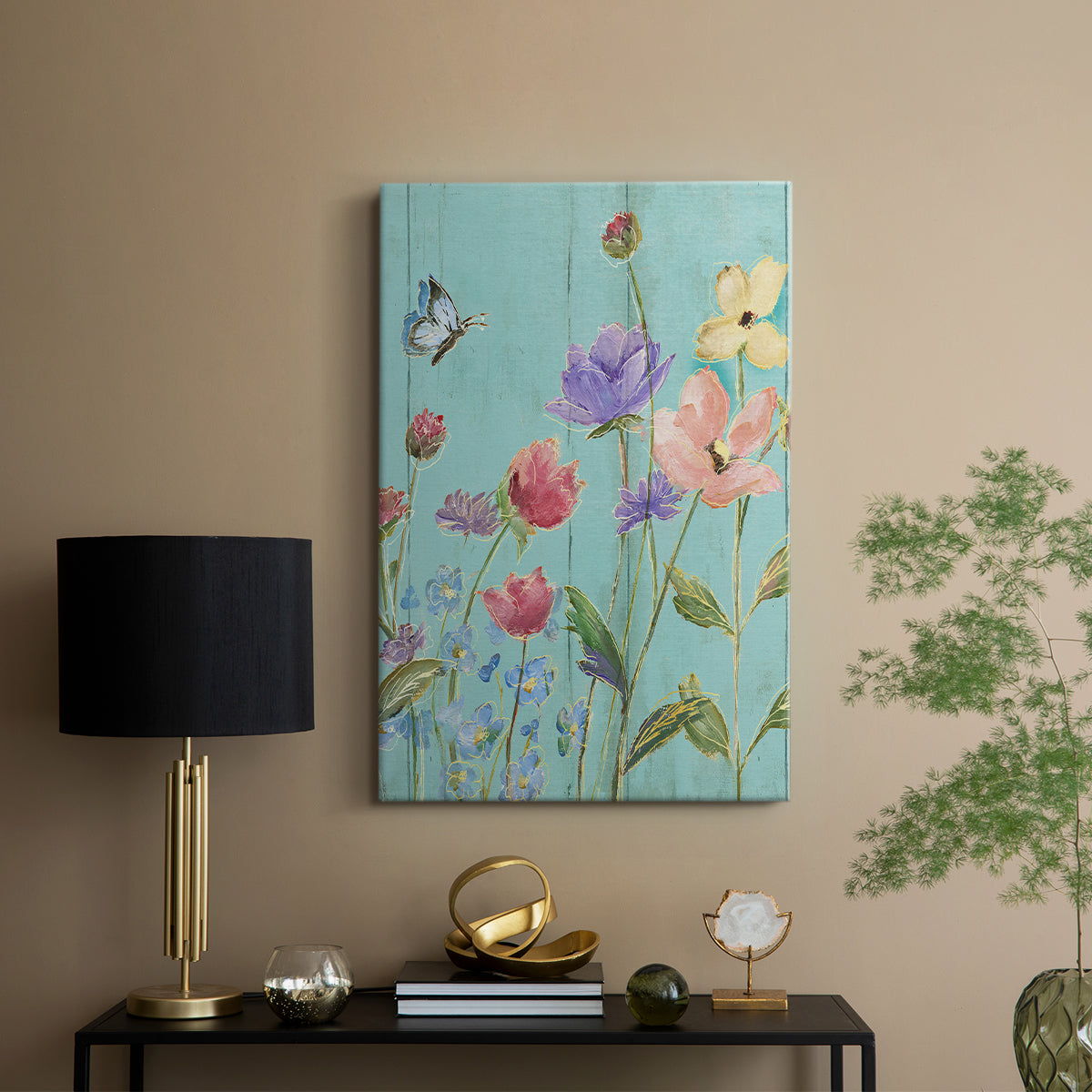 Wildflower Flutter III - Canvas Art Print